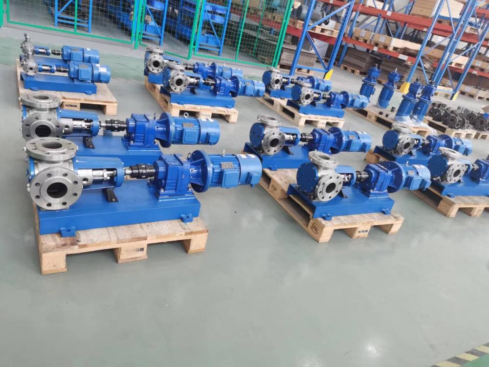 前后夹套90度出口不锈钢齿轮泵